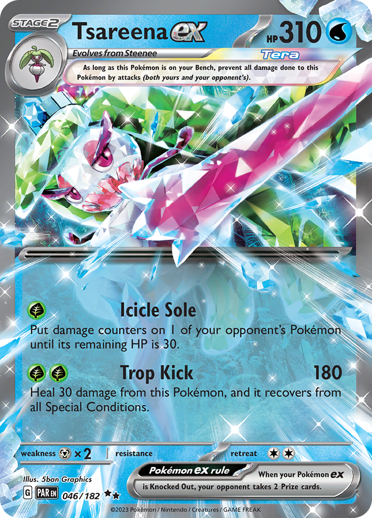 Tsareena ex (046/182) [Scarlet & Violet: Paradox Rift] | Clutch Gaming