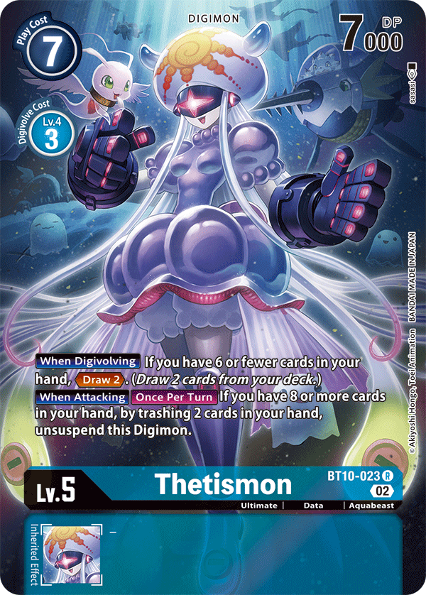 Thetismon [BT10-023] (Alternate Art) [Xros Encounter] | Clutch Gaming