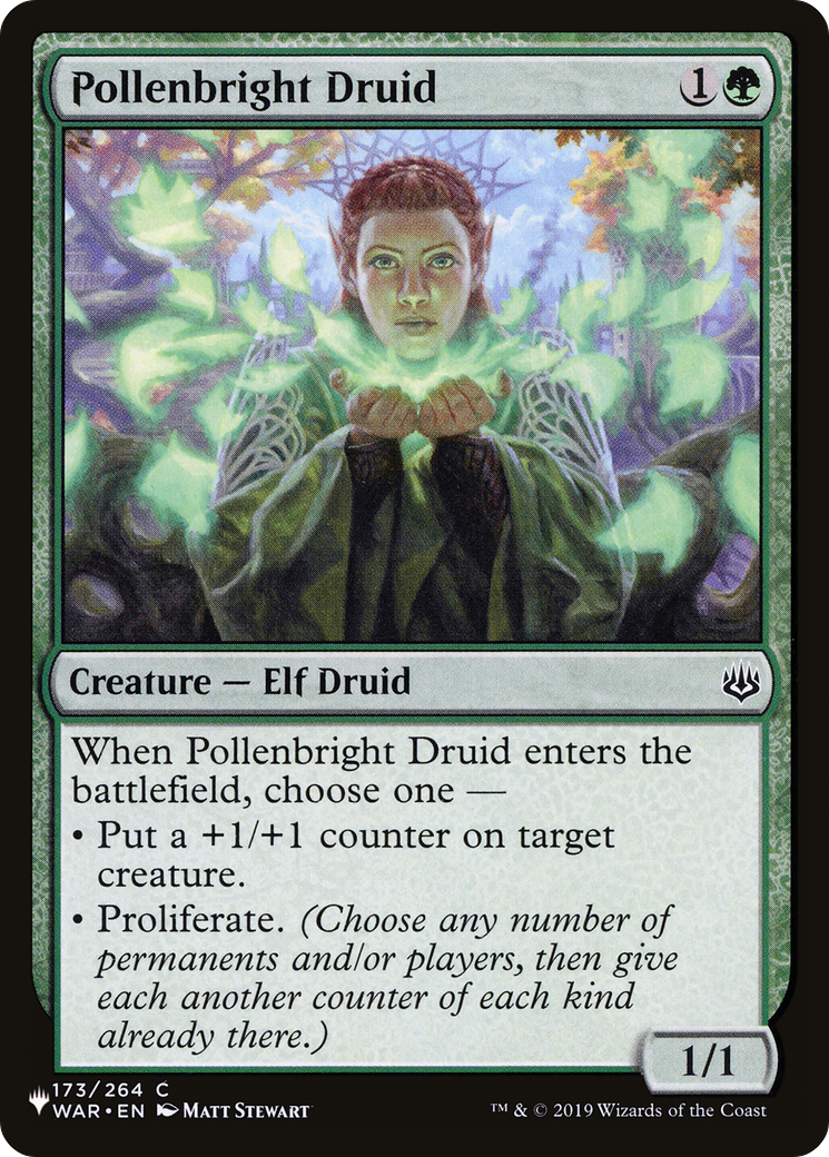 Pollenbright Druid [The List Reprints] | Clutch Gaming