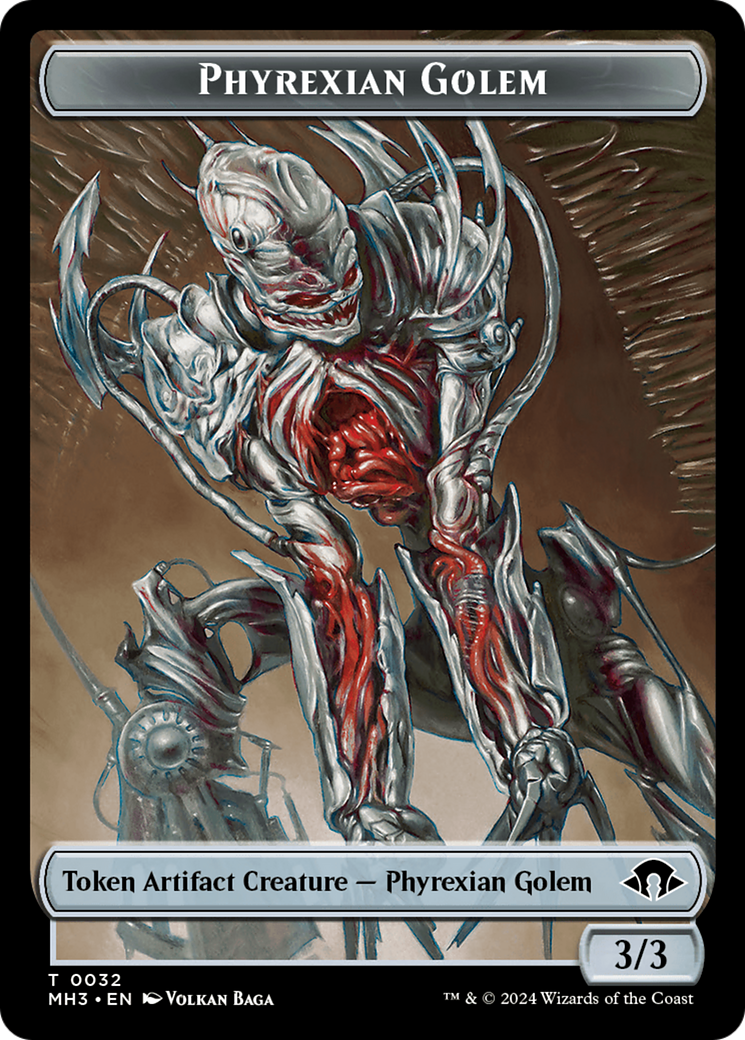 Phyrexian Golem Token [Modern Horizons 3 Tokens] | Clutch Gaming