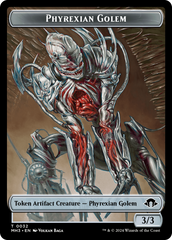 Phyrexian Golem // Energy Reserve Double-Sided Token [Modern Horizons 3 Tokens] | Clutch Gaming