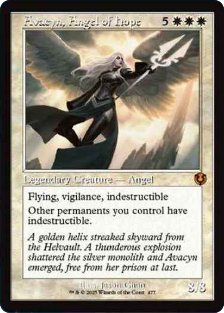 Avacyn, Angel of Hope (Retro Frame) [Innistrad Remastered] | Clutch Gaming