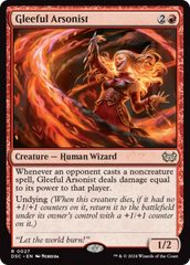 Gleeful Arsonist [Duskmourn: House of Horror Commander] | Clutch Gaming