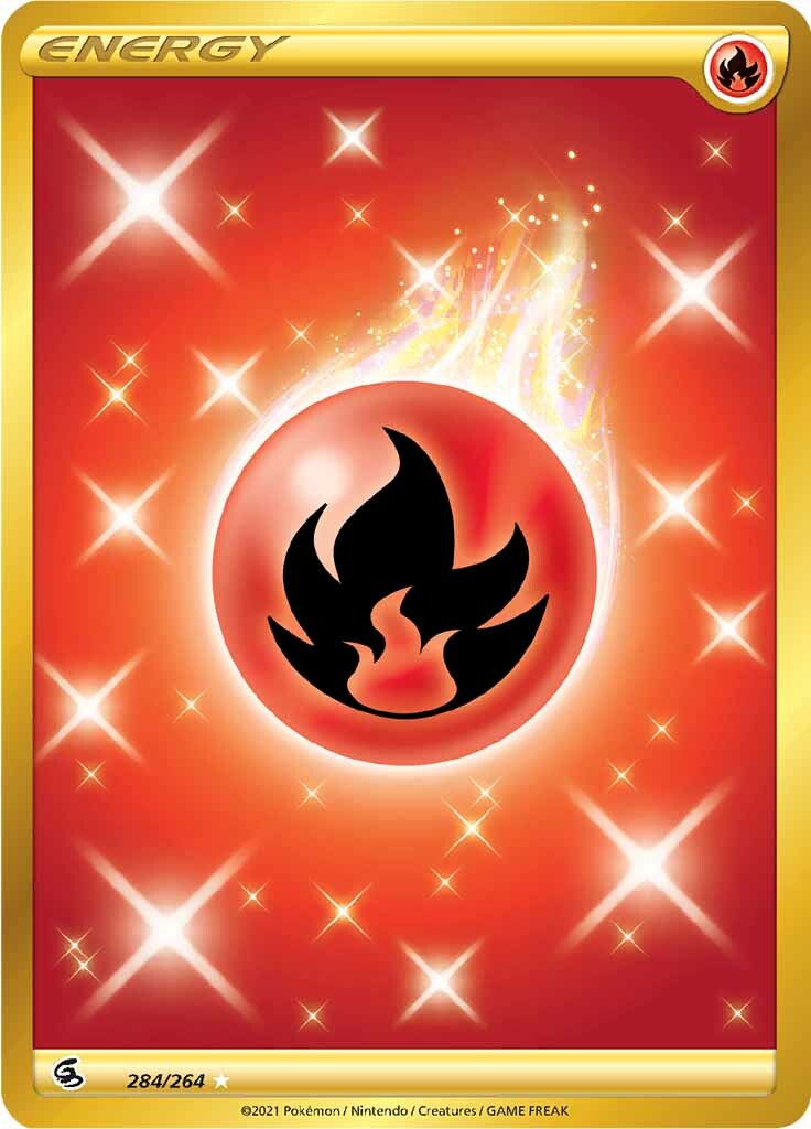 Fire Energy (284/264) [Sword & Shield: Fusion Strike] | Clutch Gaming