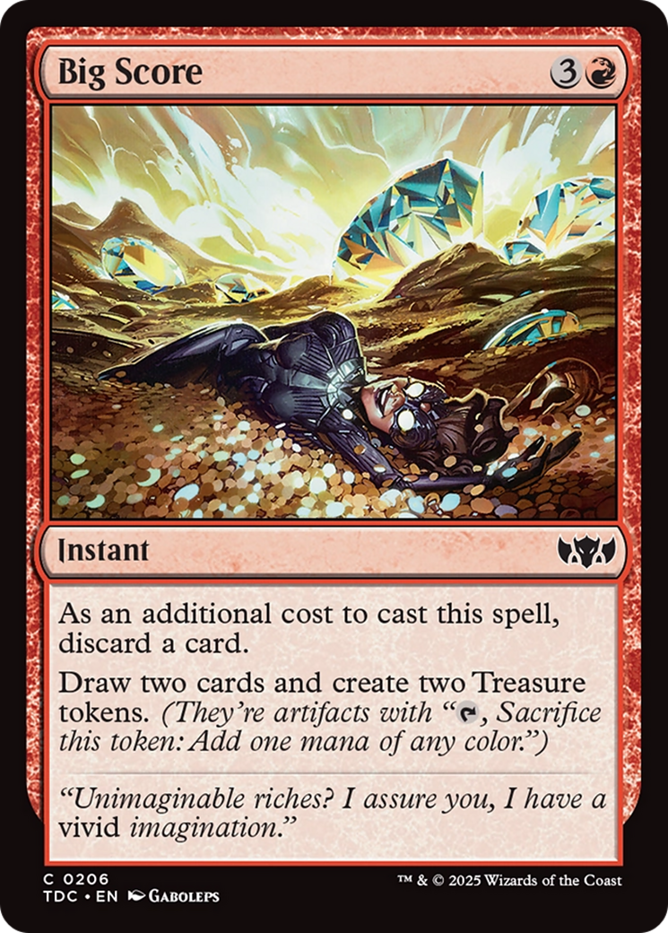 Big Score [Tarkir: Dragonstorm Commander] | Clutch Gaming