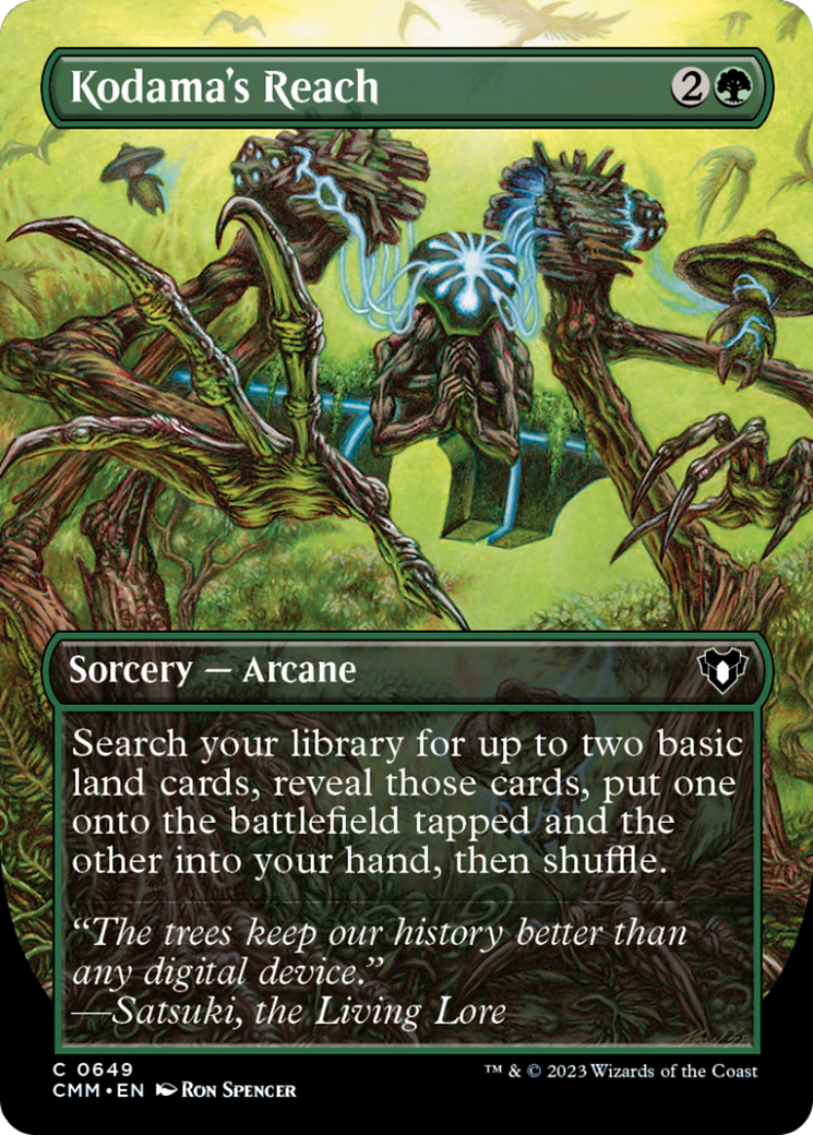 Kodama's Reach (Borderless Alternate Art) [Commander Masters] | Clutch Gaming