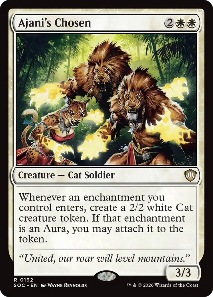 Ajani's Chosen [Secrets of Strixhaven Commander] | Clutch Gaming