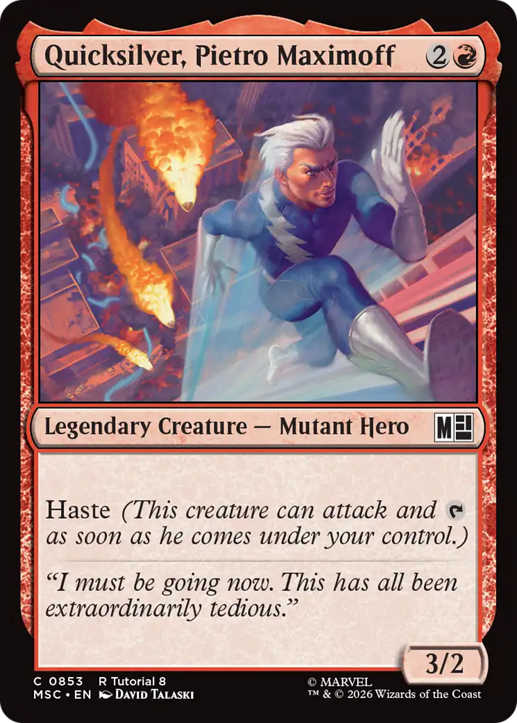 Quicksilver, Pietro Maximoff (0853) [Marvel Super Heroes Commander] | Clutch Gaming