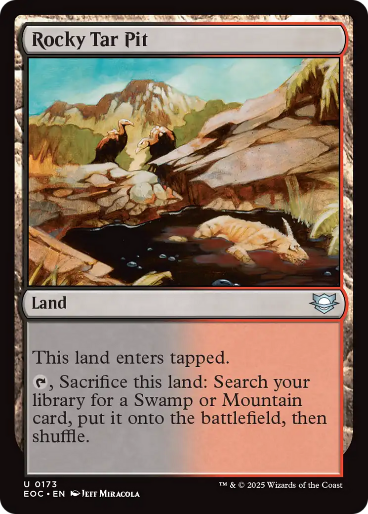 Rocky Tar Pit [Edge of Eternities Commander] | Clutch Gaming