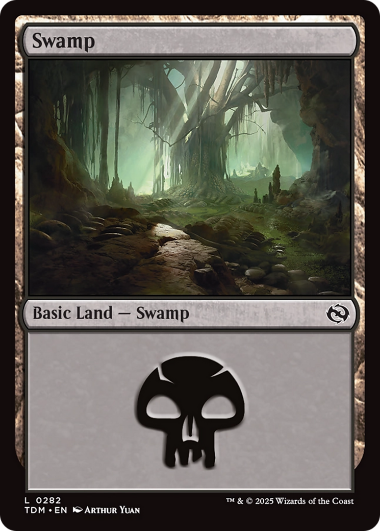 Swamp (0282) [Tarkir: Dragonstorm] | Clutch Gaming