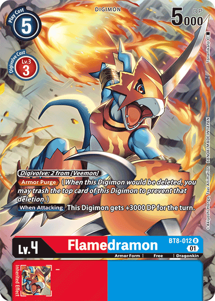 Flamedramon [BT8-012] (Alternate Art) [New Awakening] | Clutch Gaming