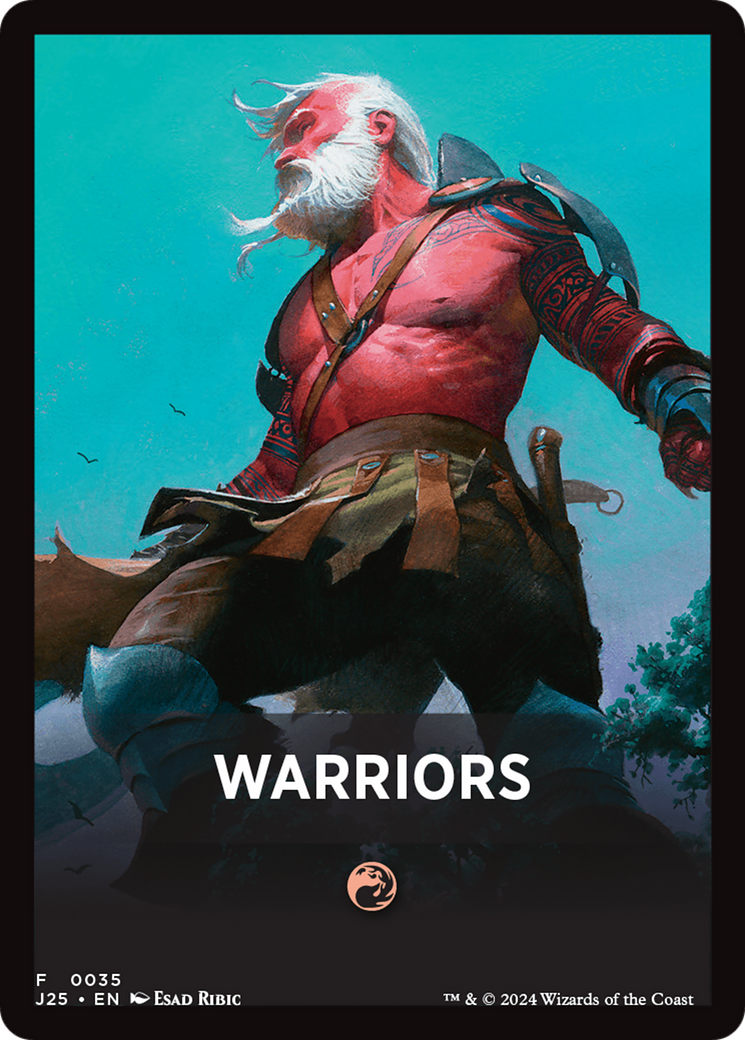 Warriors Theme Card [Foundations Jumpstart Front Cards] | Clutch Gaming