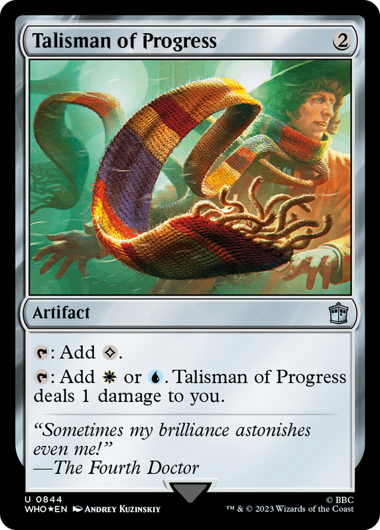 Talisman of Progress (Surge Foil) [Doctor Who] | Clutch Gaming