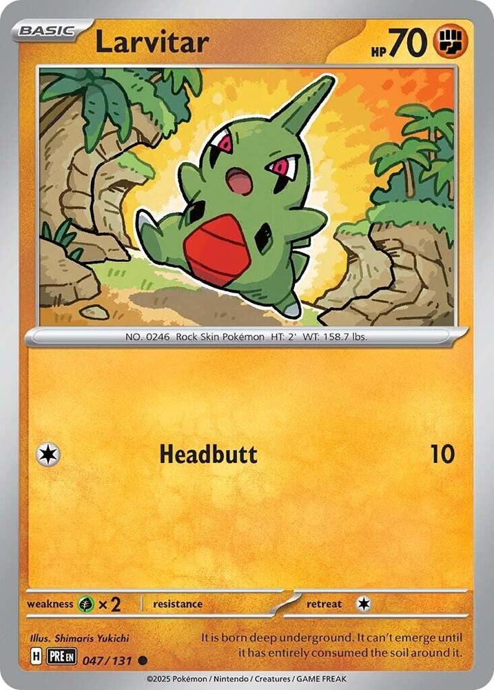 Larvitar (047/131) [Scarlet & Violet: Prismatic Evolutions] | Clutch Gaming