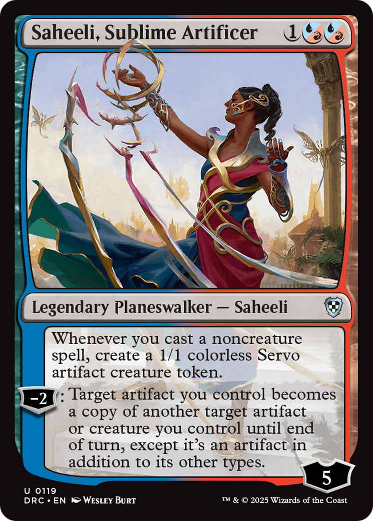 Saheeli, Sublime Artificer [Aetherdrift Commander] | Clutch Gaming