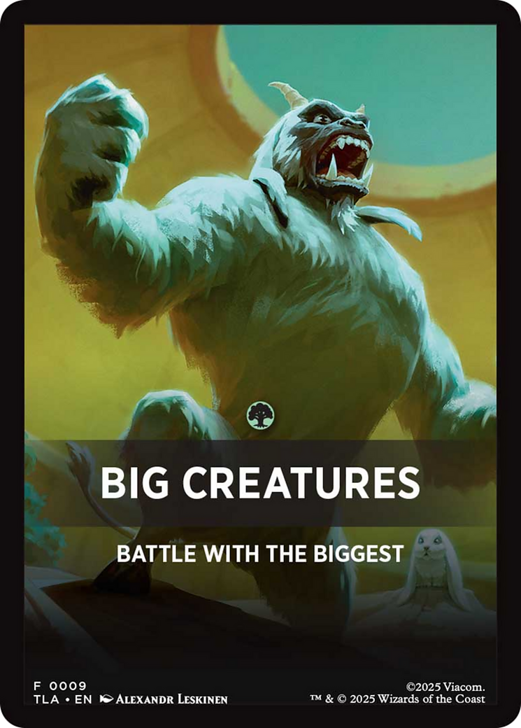Big Creatures Theme Card [Avatar: The Last Airbender] | Clutch Gaming