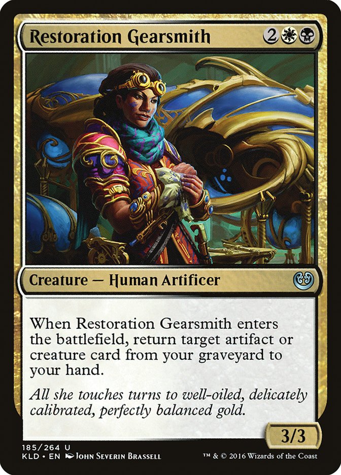 Restoration Gearsmith [Kaladesh] | Clutch Gaming