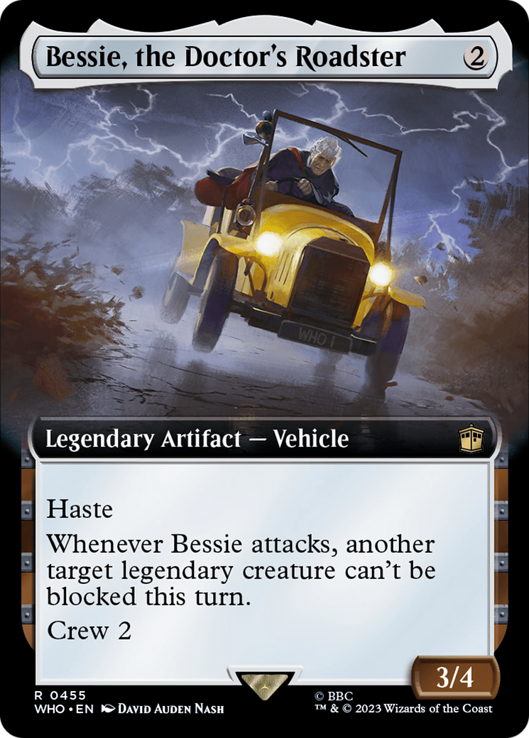 Bessie, the Doctor's Roadster (Extended Art) [Doctor Who] | Clutch Gaming