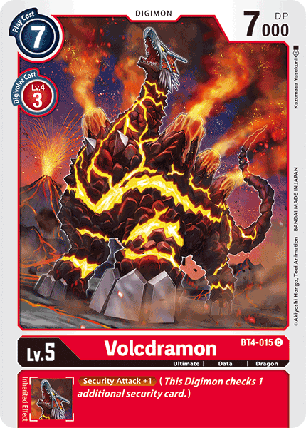 Volcdramon [BT4-015] [Great Legend] | Clutch Gaming