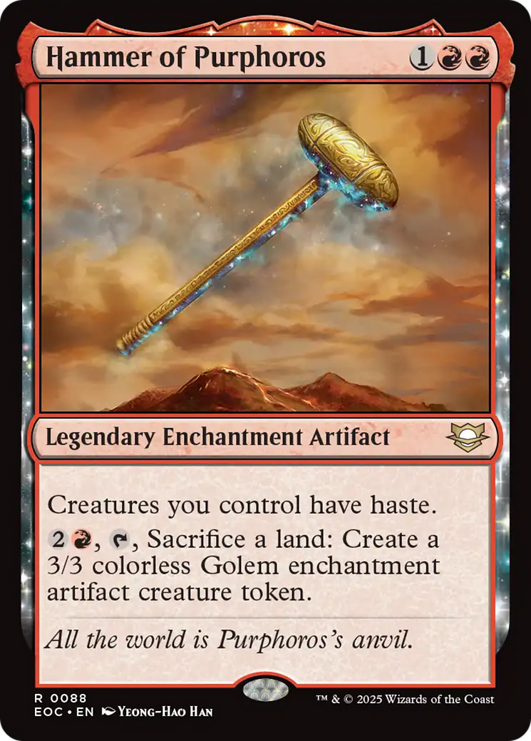 Hammer of Purphoros [Edge of Eternities Commander] | Clutch Gaming