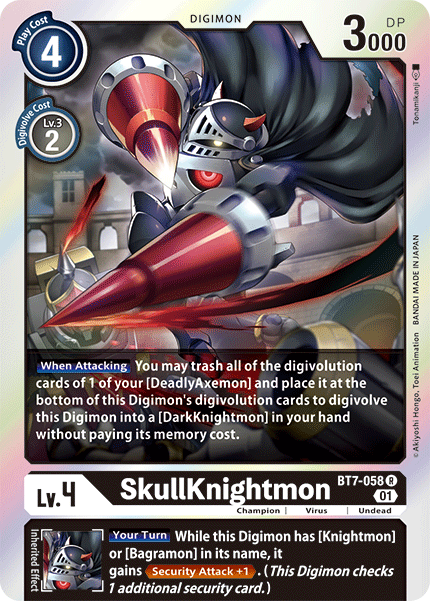 SkullKnightmon [BT7-058] [Next Adventure] | Clutch Gaming