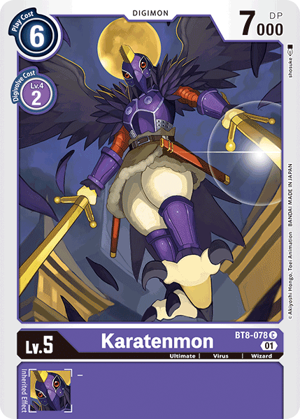 Karatenmon [BT8-078] [New Awakening] | Clutch Gaming