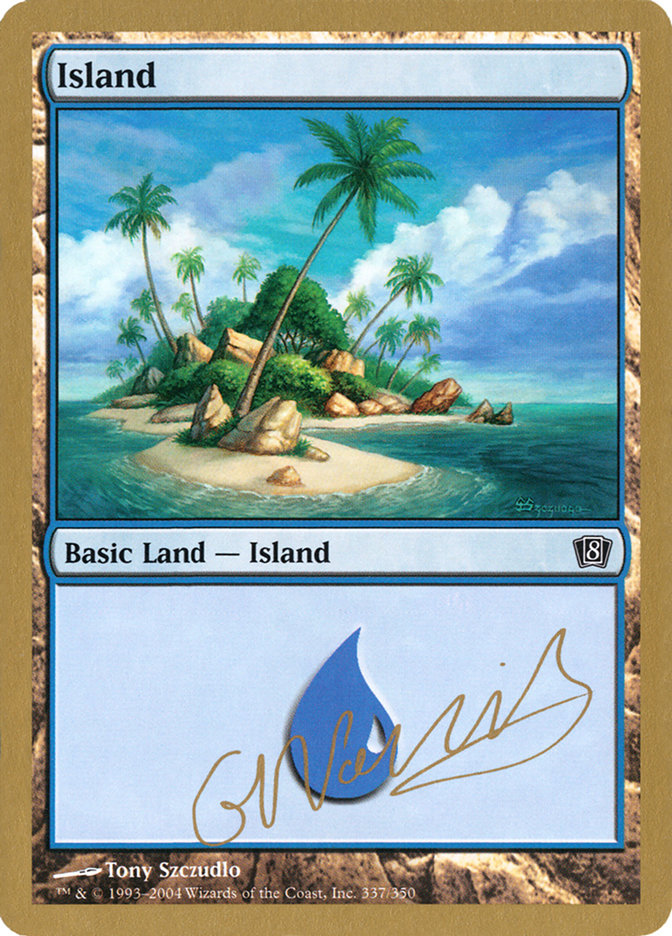 Island (gn337) (Gabriel Nassif) [World Championship Decks 2004] | Clutch Gaming