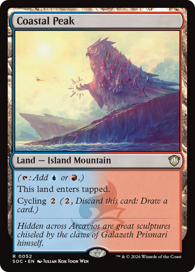 Coastal Peak [Secrets of Strixhaven Commander] | Clutch Gaming