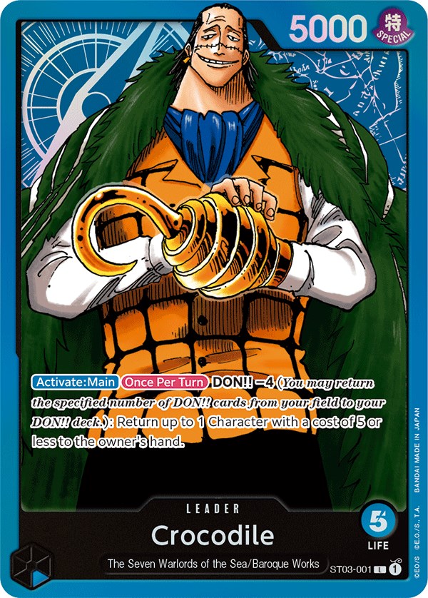 Crocodile (001) [Starter Deck: The Seven Warlords of The Sea] | Clutch Gaming