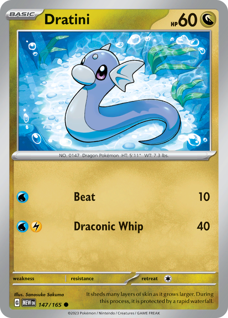 Dratini (147/165) [Scarlet & Violet: 151] | Clutch Gaming