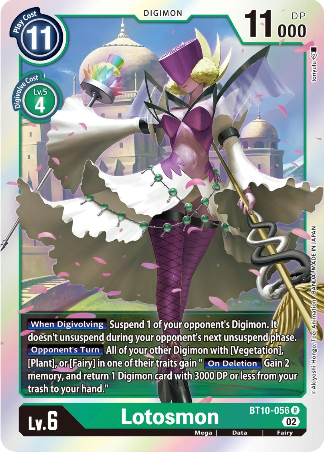 Lotosmon [BT10-056] [Xros Encounter] | Clutch Gaming