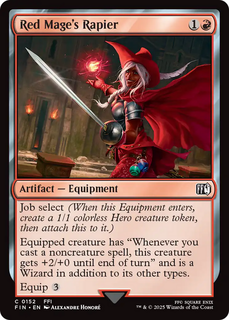 Red Mage's Rapier [FINAL FANTASY] | Clutch Gaming