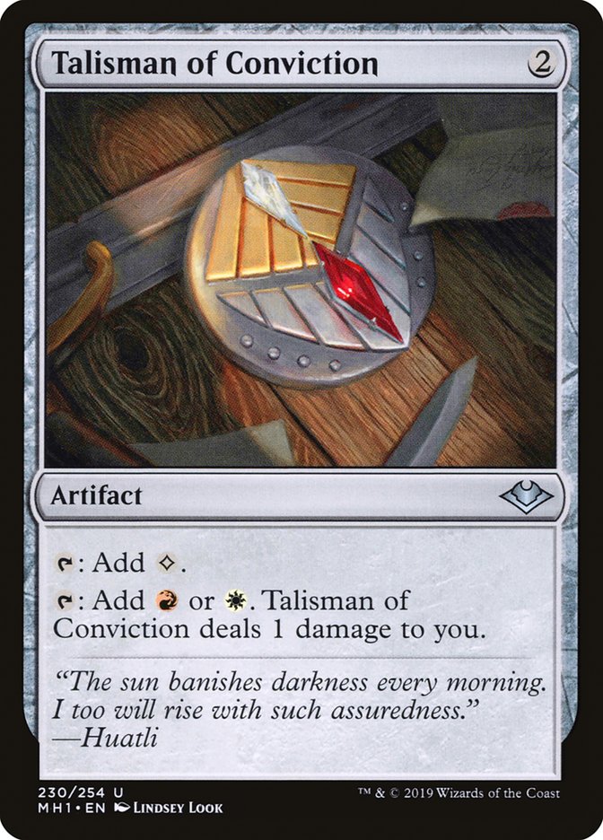 Talisman of Conviction [Modern Horizons] | Clutch Gaming