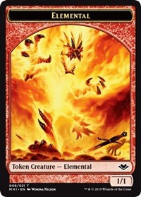 Elemental (008) // Squirrel (015) Double-Sided Token [Modern Horizons Tokens] | Clutch Gaming