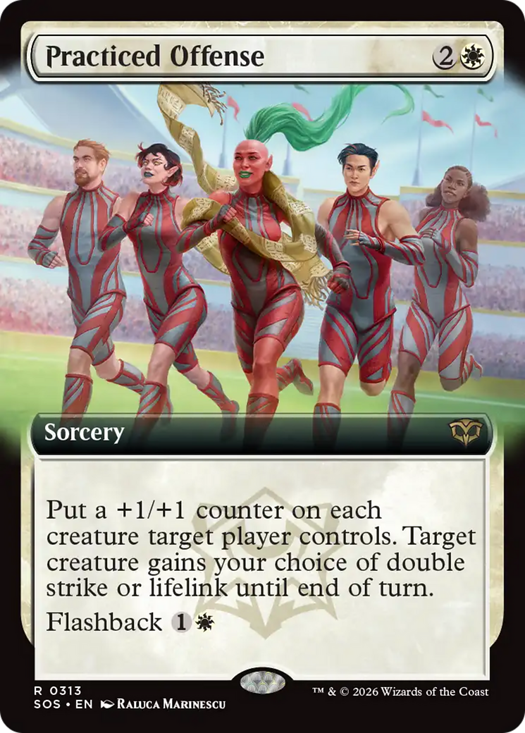 Practiced Offense (Extended Art) [Secrets of Strixhaven] | Clutch Gaming