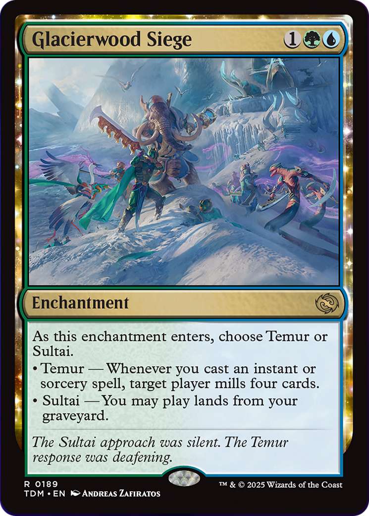 Glacierwood Siege [Tarkir: Dragonstorm] | Clutch Gaming