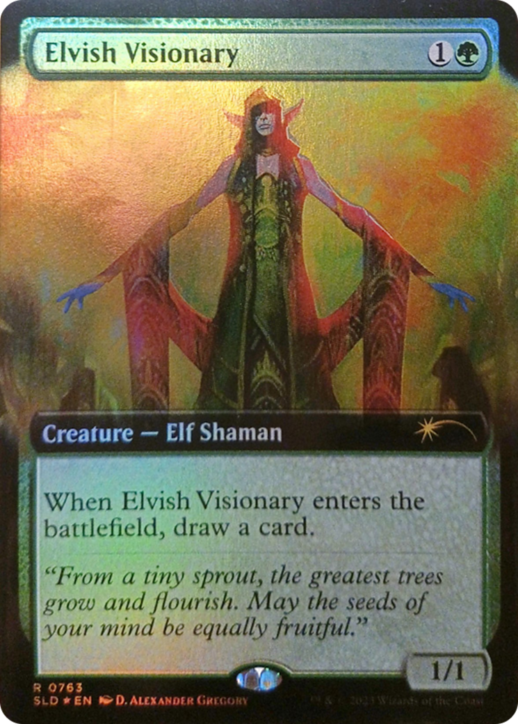 Elvish Visionary (Extended Art) [Secret Lair Drop Series] | Clutch Gaming