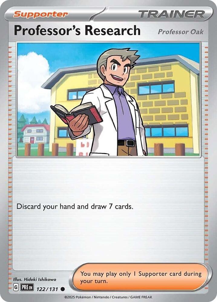 Professor's Research (122/131) [Professor Oak] [Scarlet & Violet: Prismatic Evolutions] | Clutch Gaming