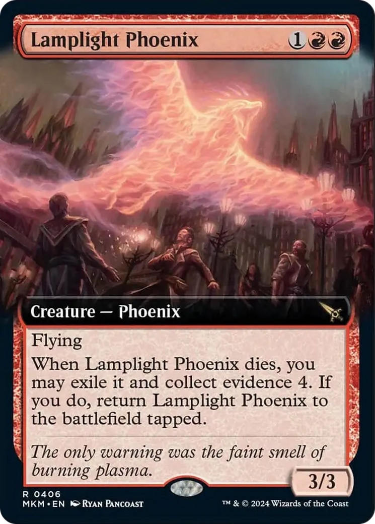 Lamplight Phoenix (Extended Art) [Murders at Karlov Manor] | Clutch Gaming