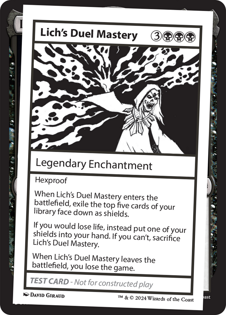 Lich's Duel Mastery [Mystery Booster 2 Playtest Cards] | Clutch Gaming