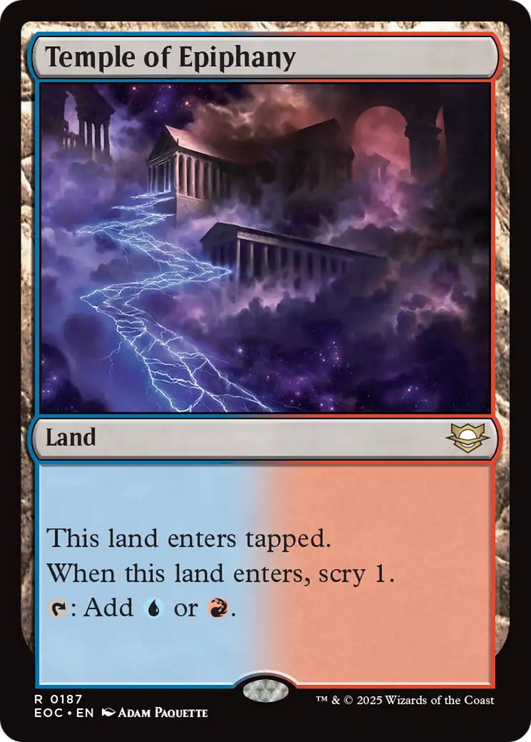 Temple of Epiphany [Edge of Eternities Commander] | Clutch Gaming