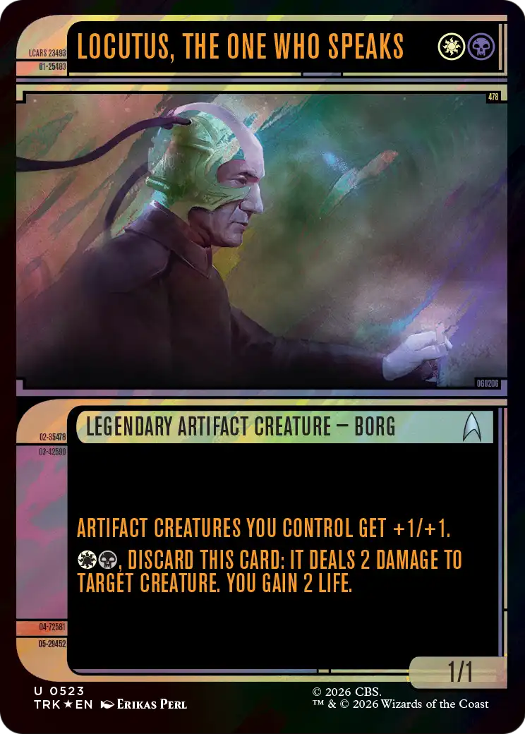 Locutus, the One Who Speaks (Showcase) (Surge Foil) [Star Trek] | Clutch Gaming