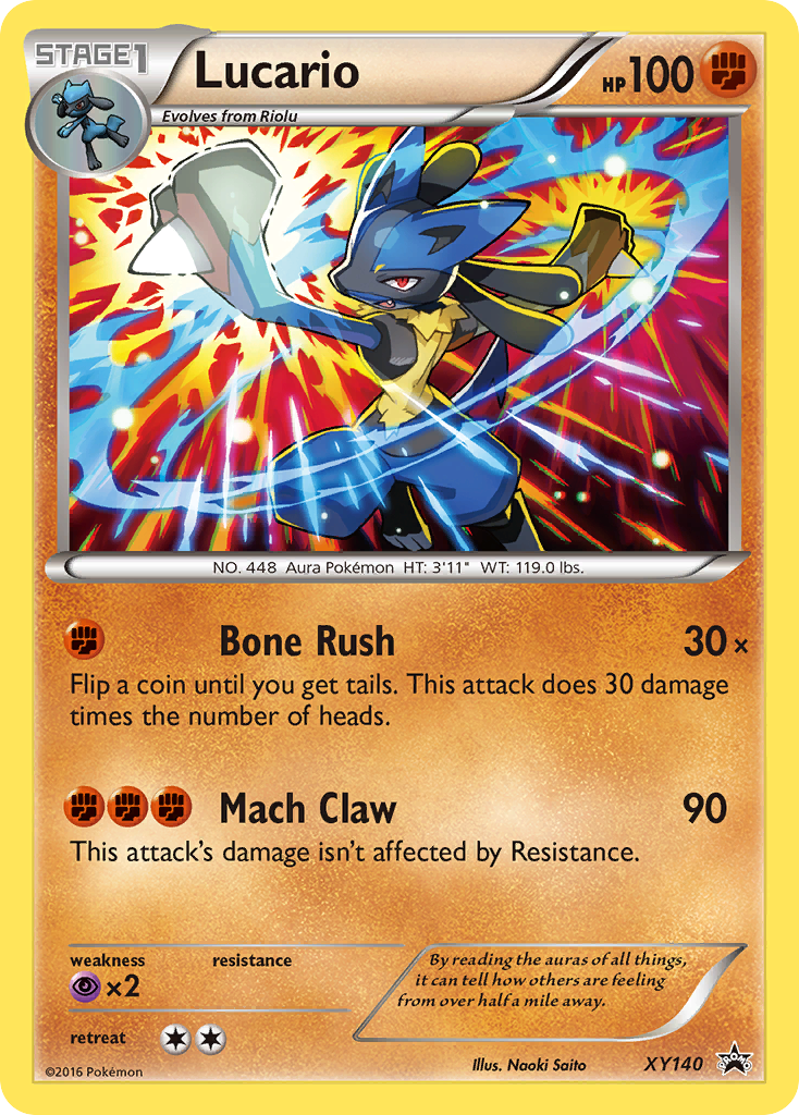 Lucario (XY140) [XY: Black Star Promos] | Clutch Gaming