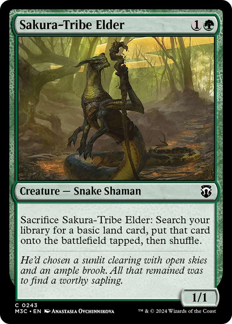 Sakura-Tribe Elder (Ripple Foil) [Modern Horizons 3 Commander] | Clutch Gaming