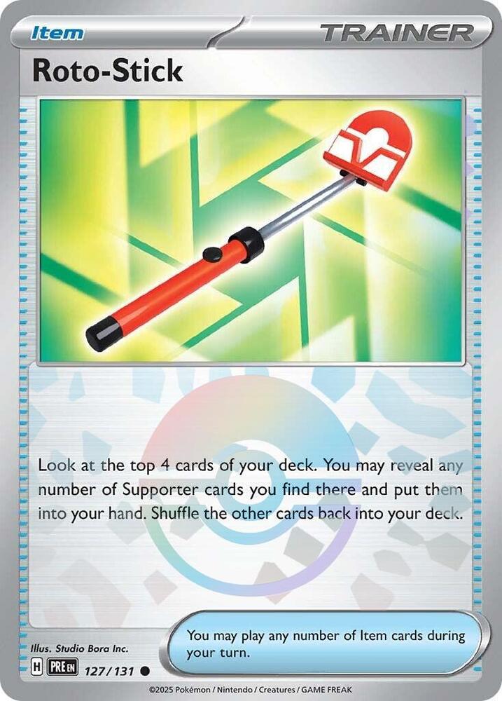 Roto-Stick (127/131) (Poke Ball Pattern) [Scarlet & Violet: Prismatic Evolutions] | Clutch Gaming