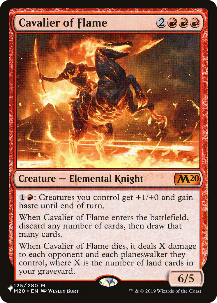 Cavalier of Flame [The List Reprints] | Clutch Gaming