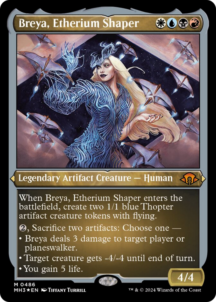 Breya, Etherium Shaper (Foil Etched) [Modern Horizons 3] | Clutch Gaming