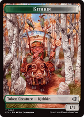 Elf // Kithkin (0007) Double-Sided Token [Lorwyn Eclipsed Tokens] | Clutch Gaming