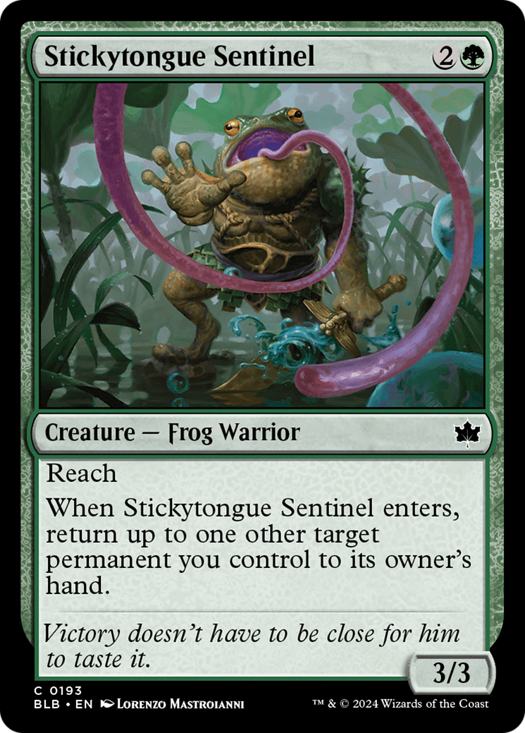 Stickytongue Sentinel [Bloomburrow] | Clutch Gaming