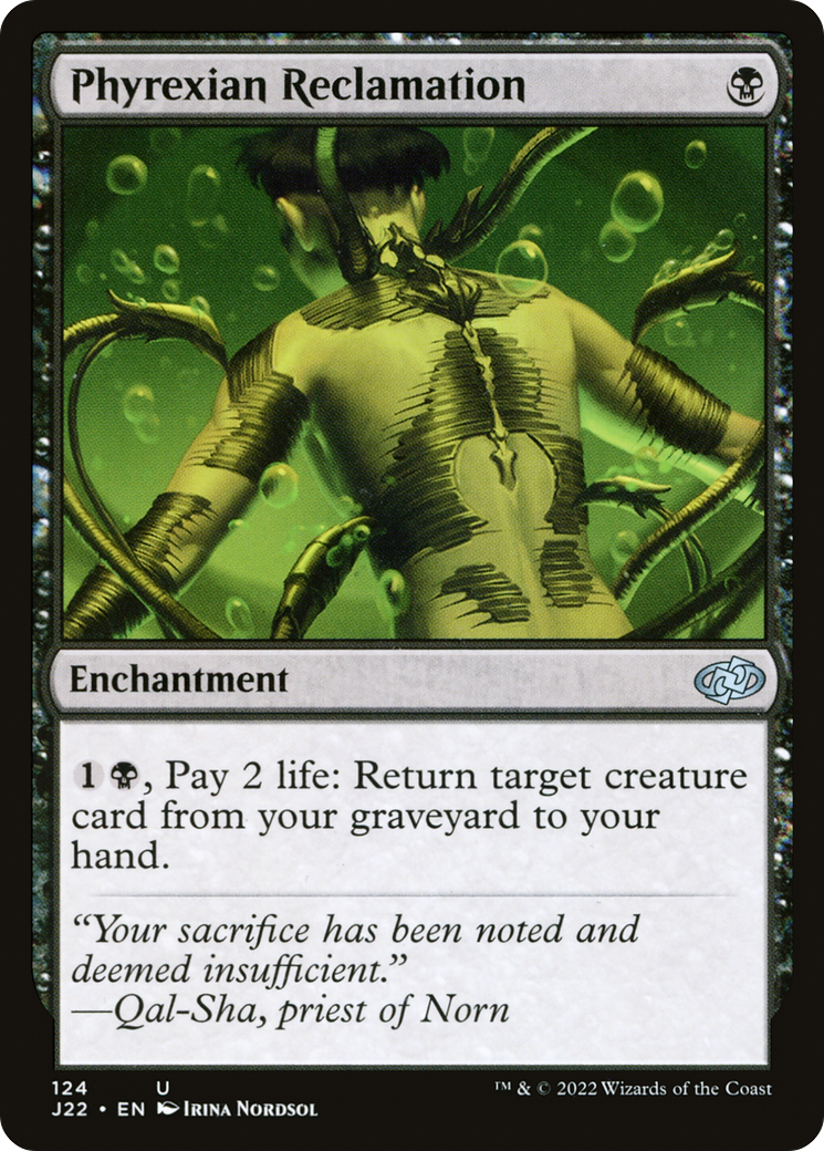 Phyrexian Reclamation [Jumpstart 2022] | Clutch Gaming